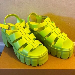 Madden girl lime sandals